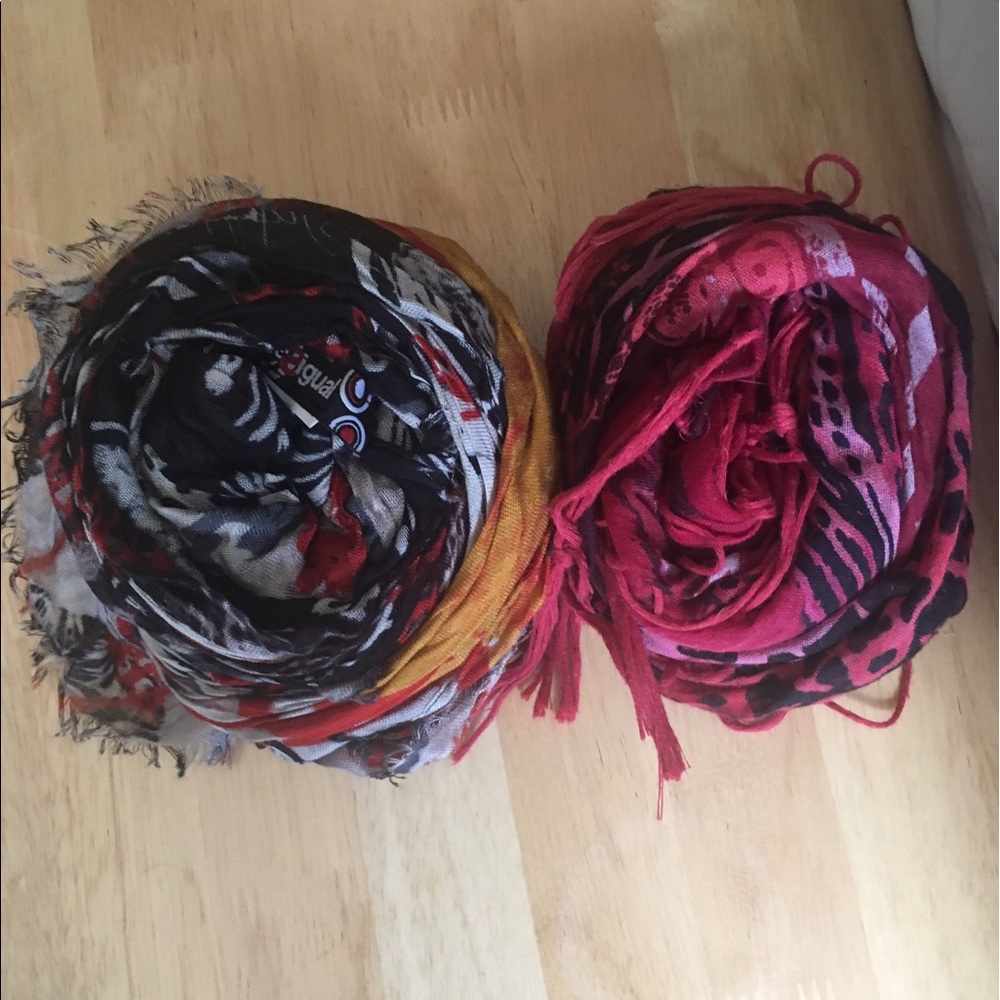 Bundle of Desigual scarves