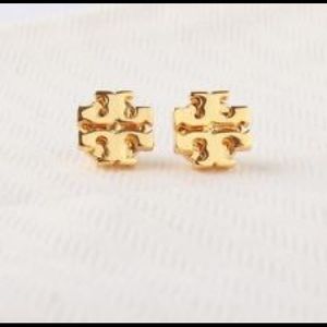 Tory Burch gold studs