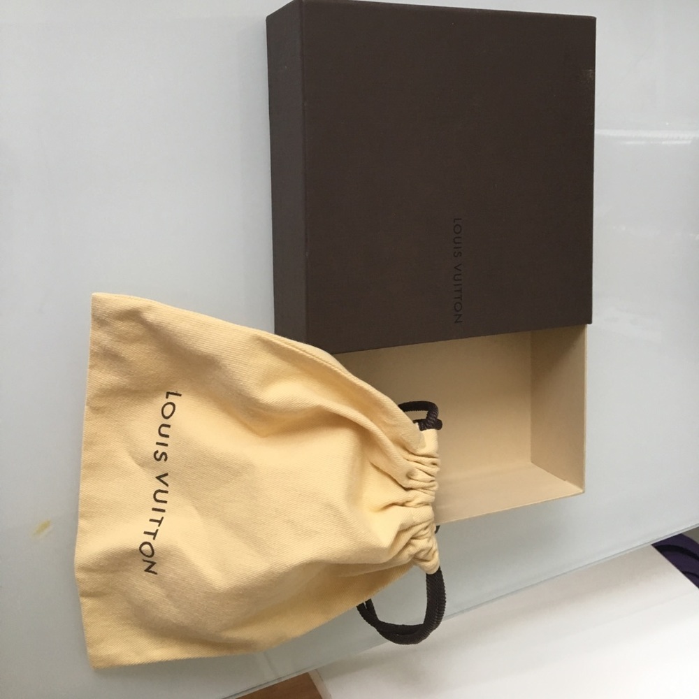 Louis Vuitton jewelry box and dust bag