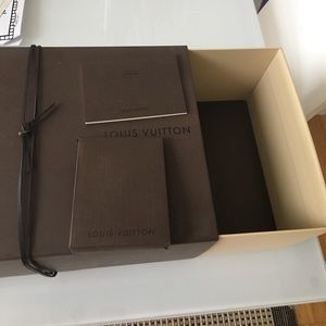 Louis Vuitton shoe box