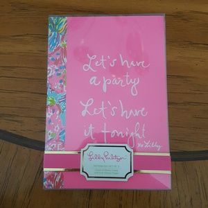 NWT Lilly Pulitzer Notebook Set