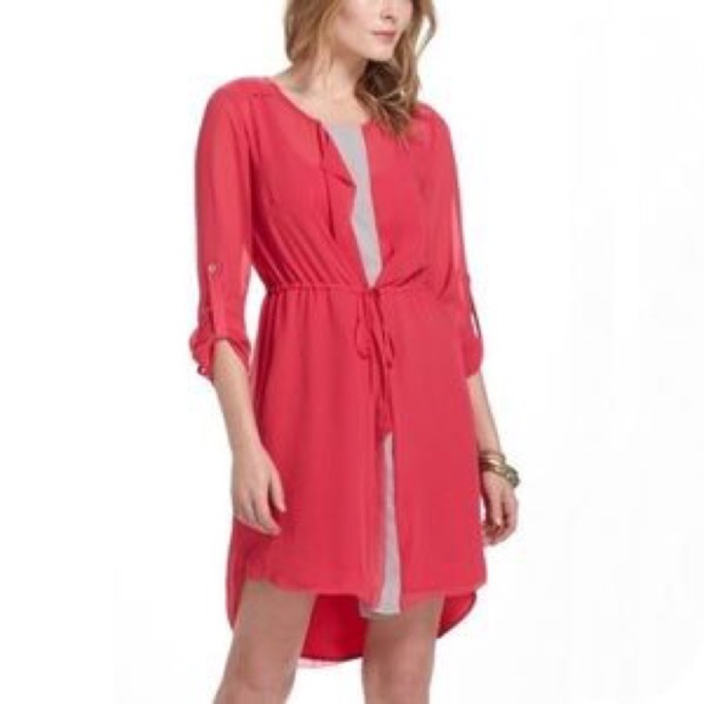 Anthropologie button down dress