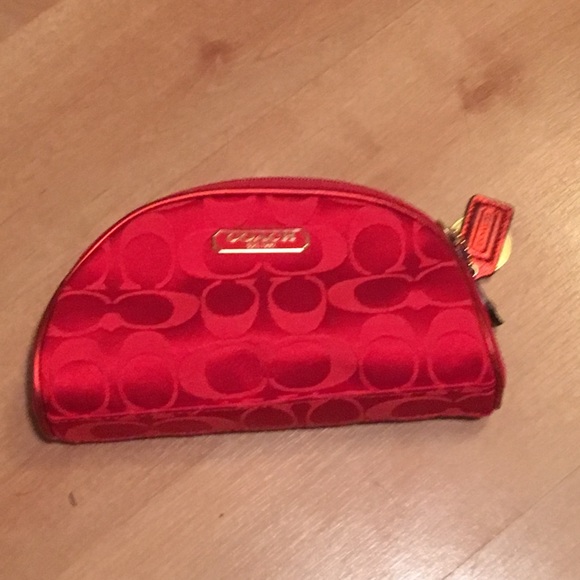 Red, coach clutch bag - Picture 1 of 1