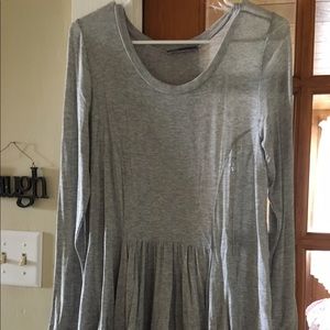 Gray light weight sweater