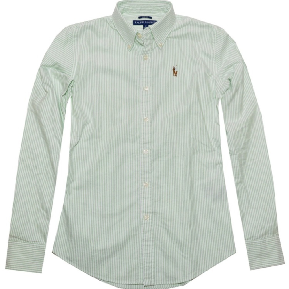 Ralph Lauren Slim Fit Stripe Button Down Shirt