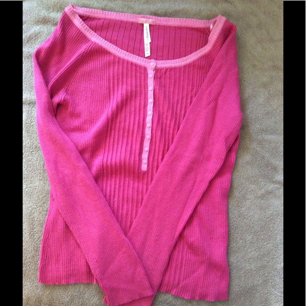 Aeropostale ribbed pink sweater.