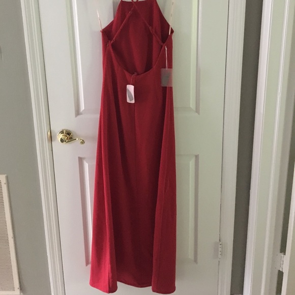 Halter red dress - Picture 3 of 4