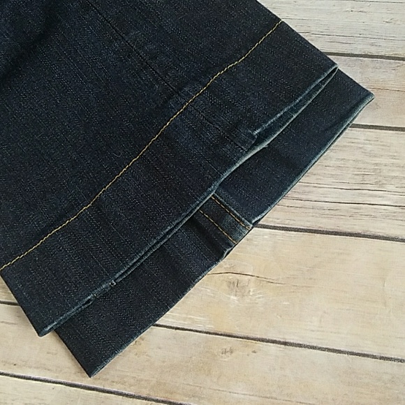 True Religion Flare Wide Leg Dark Wash Denim - Picture 8 of 8