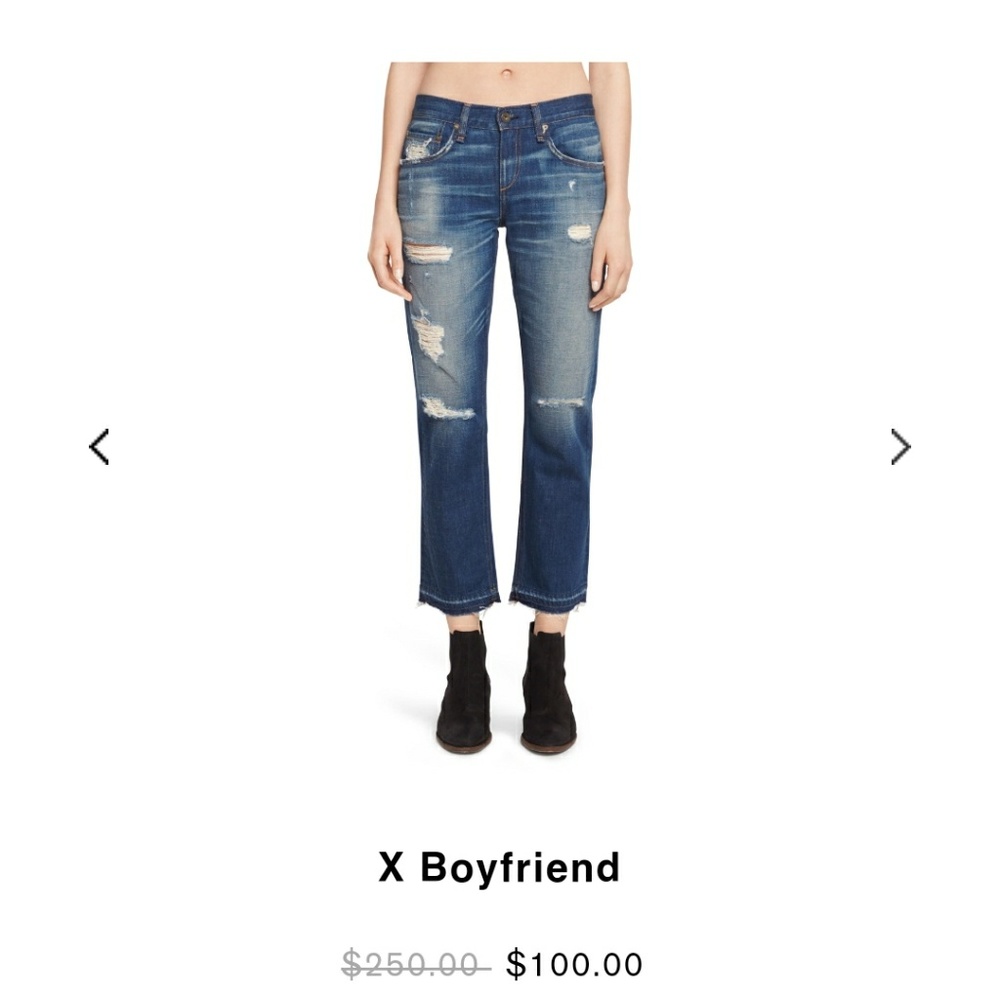 New!!! Rag & Bone boyfriend jean
