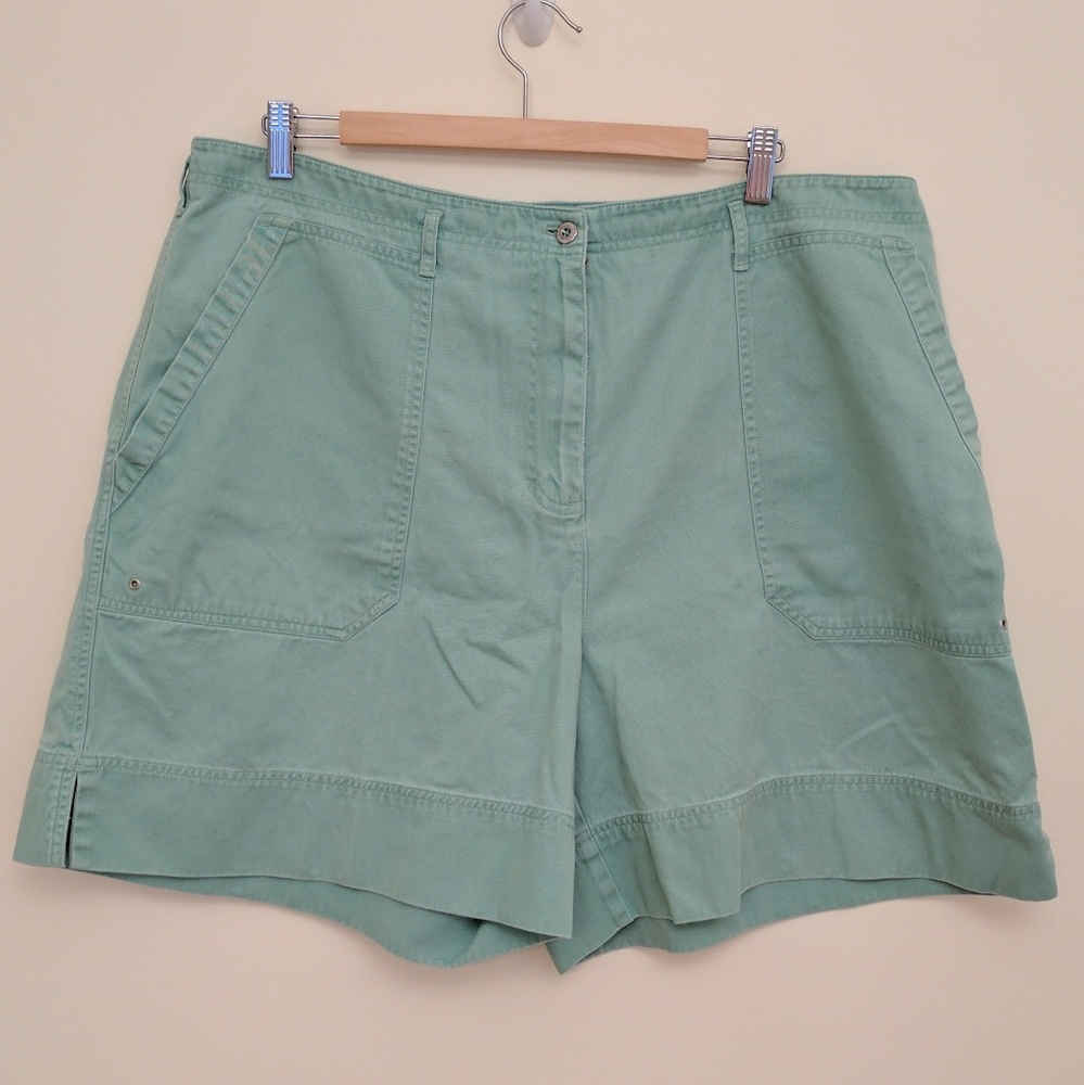 Soft sea green shorts
