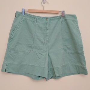 Soft sea green shorts