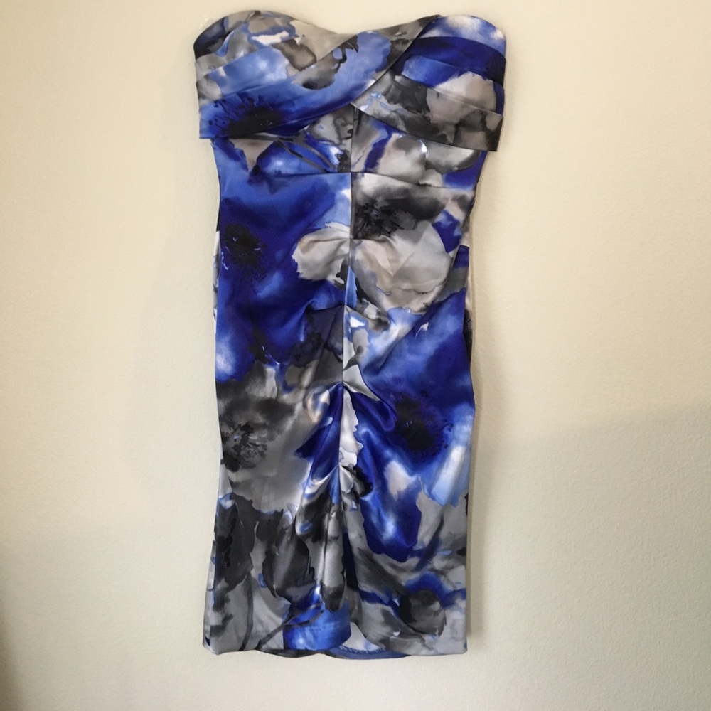 Watercolor Floral Cocktail Dress