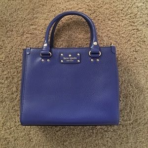 Blue Kate Spade purse