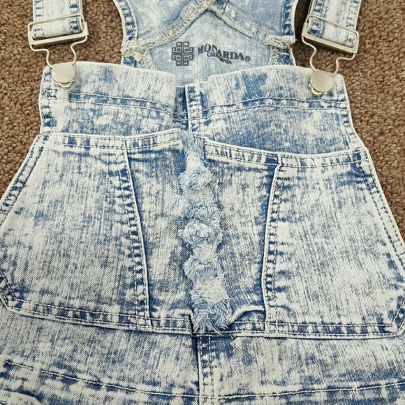 Monarda Overall Jean Shorts - Picture 3 of 6