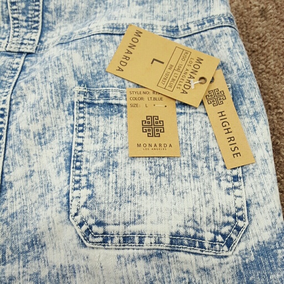 Monarda Overall Jean Shorts - Picture 6 of 6