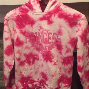 Disney Princess Tie Dye Sweatshirt Girls L (10/12)