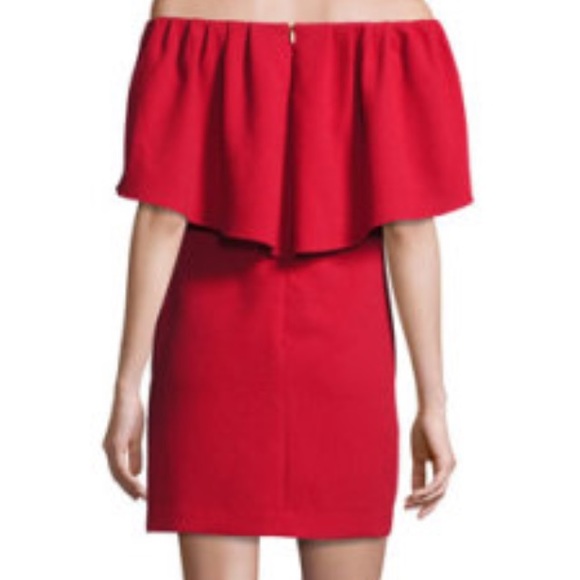 trina turk red zeal dress