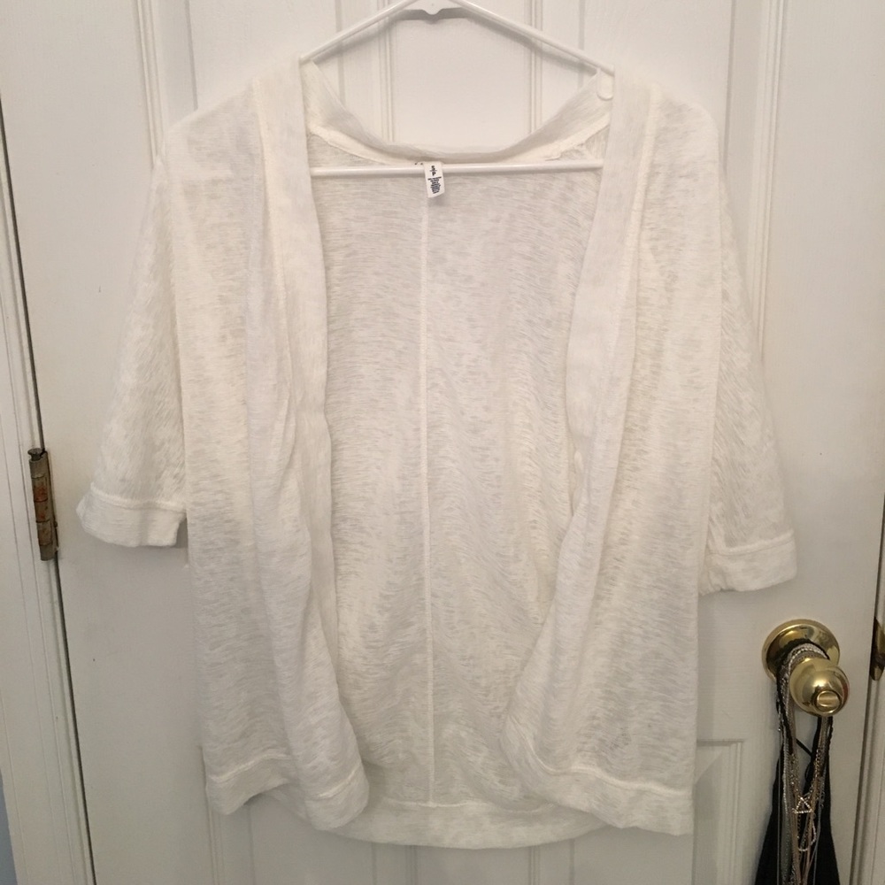 White Cardigan