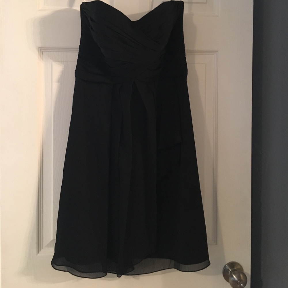Black sweet heart bridesmaids dress