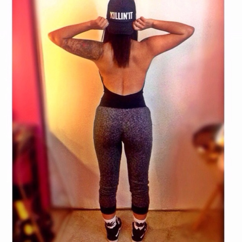 Gray joggers