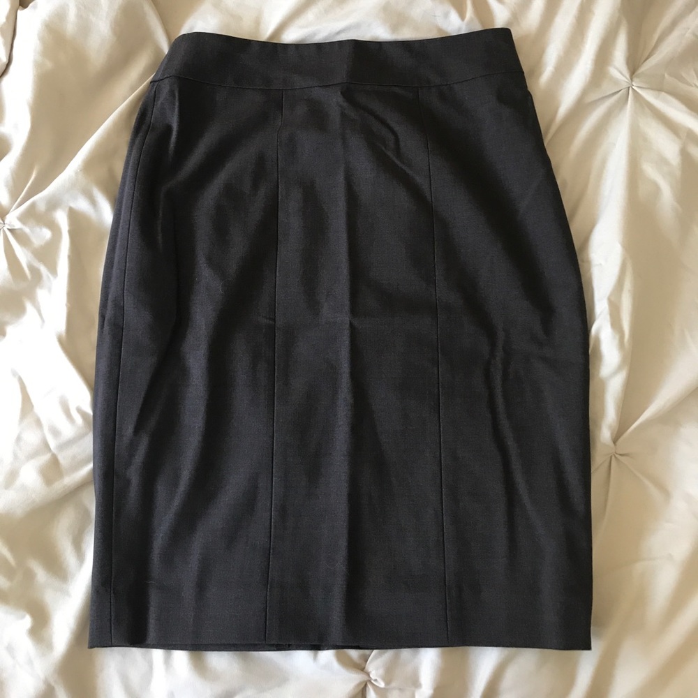 Dark Brown Ann Taylor Pencil Skirt