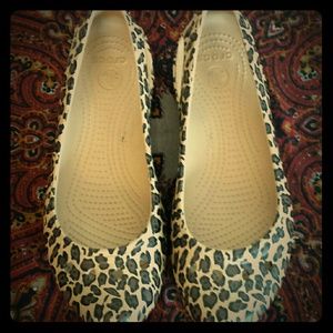 Leopard print Crocs!