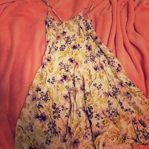 Yellow & purple sundress