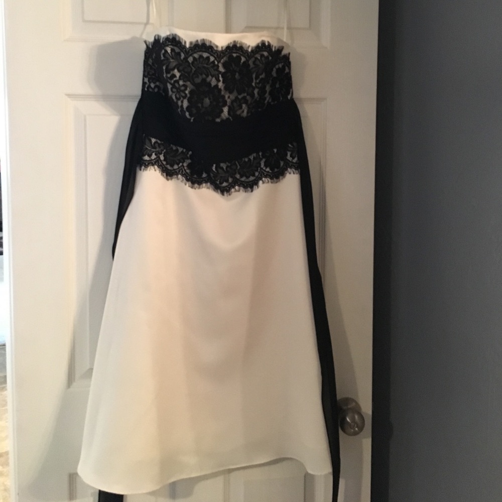 Black and white dress