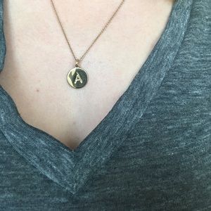 Kate Spade Gold "A" Necklace