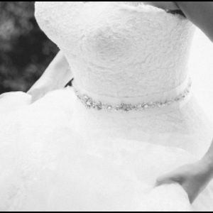 Beautiful beaded and crystals sash