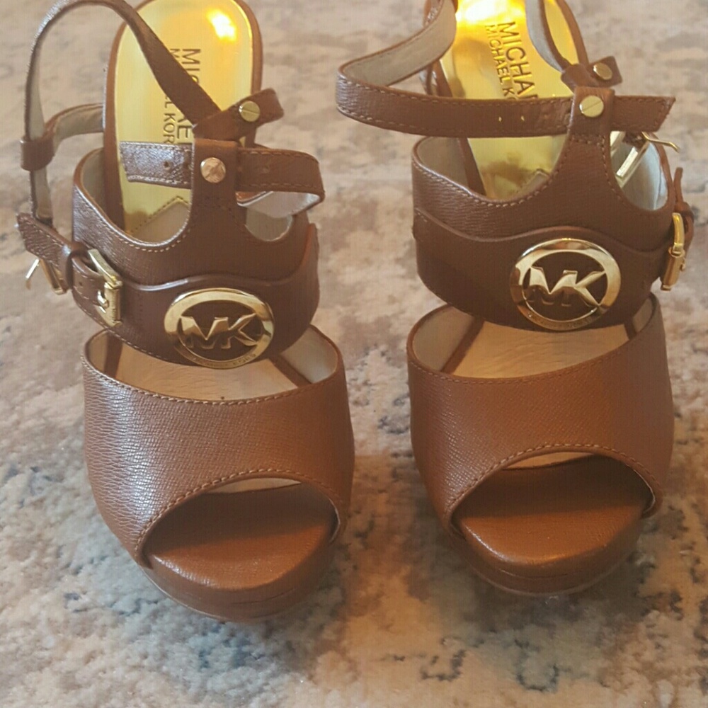 Brown Michael Kors heels