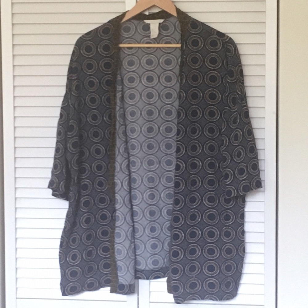 Soft H&M kimono top open L