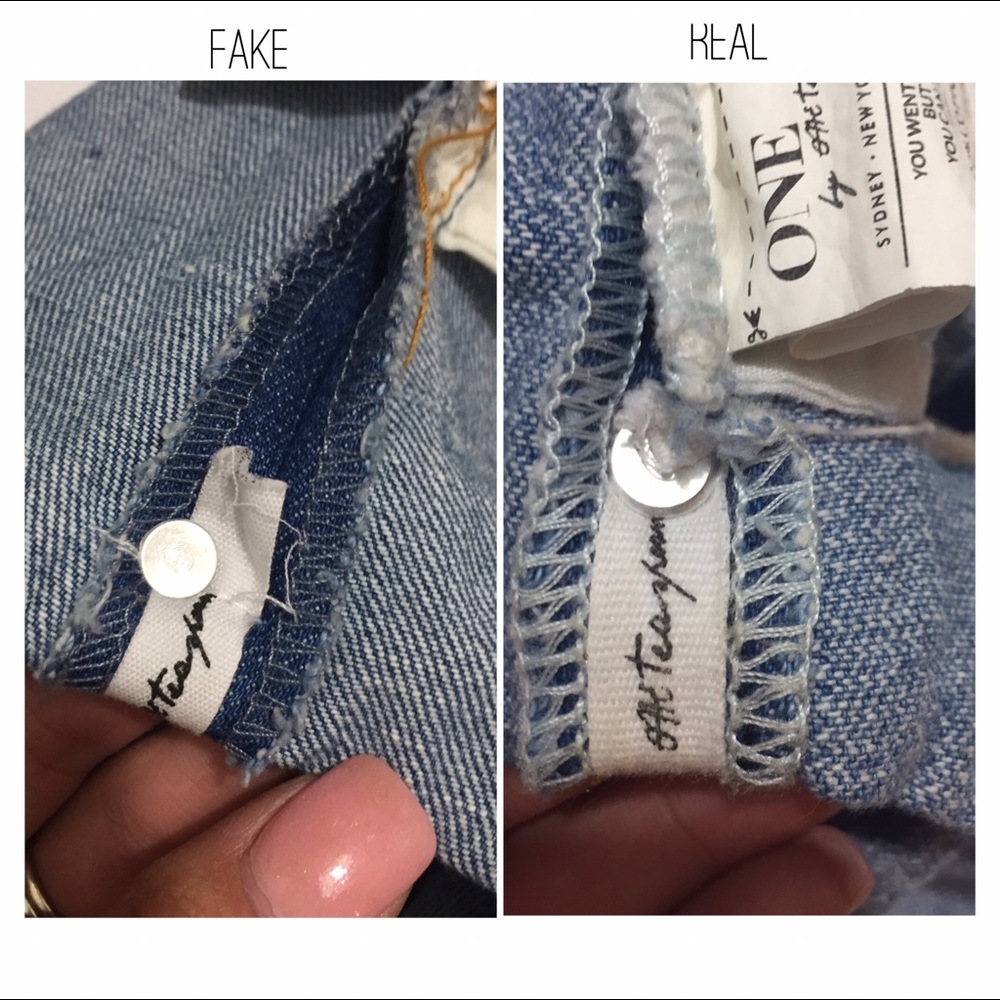 ONE TEASPOON SHORTS: FAKE VS REAL - Picture 2 of 8