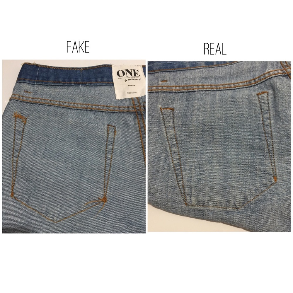 ONE TEASPOON SHORTS: FAKE VS REAL - Picture 5 of 8