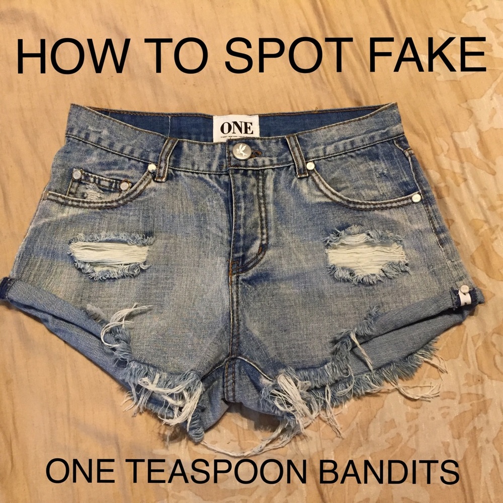 ONE TEASPOON SHORTS: FAKE VS REAL