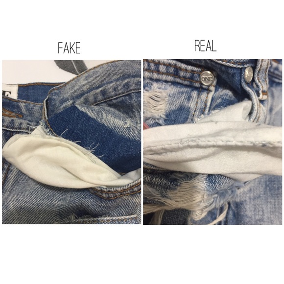ONE TEASPOON SHORTS: FAKE VS REAL - Picture 3 of 8