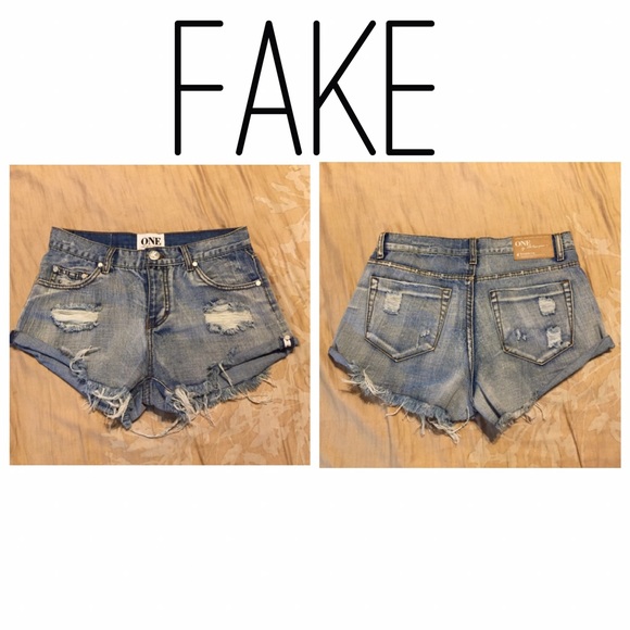 ONE TEASPOON SHORTS: FAKE VS REAL - Picture 8 of 8