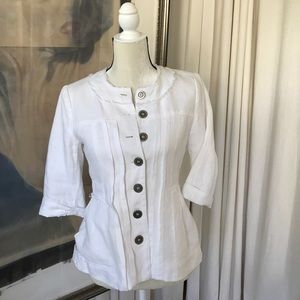 Nannette Lepore white line jacket