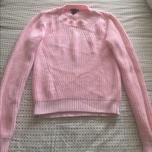 Pink knit sweater