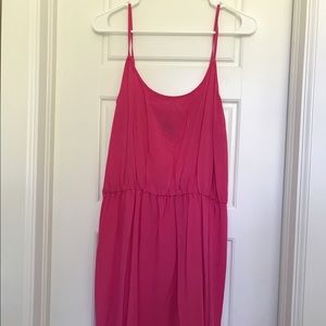 Fuchsia pink dress