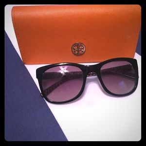 Authentic Tory Burch Sunglasses with orange case