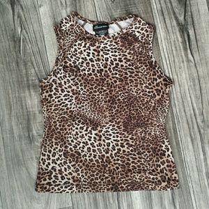 Leopard tank top