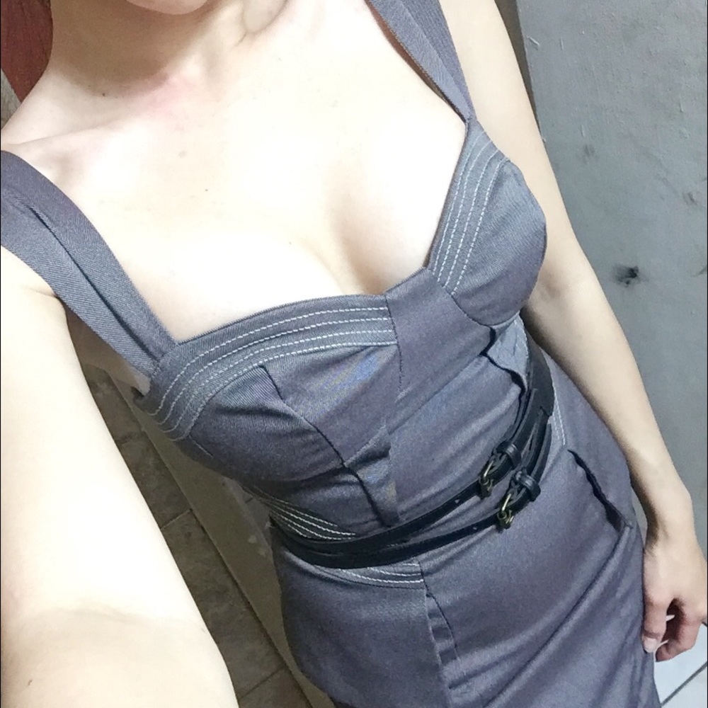 Gray dress
