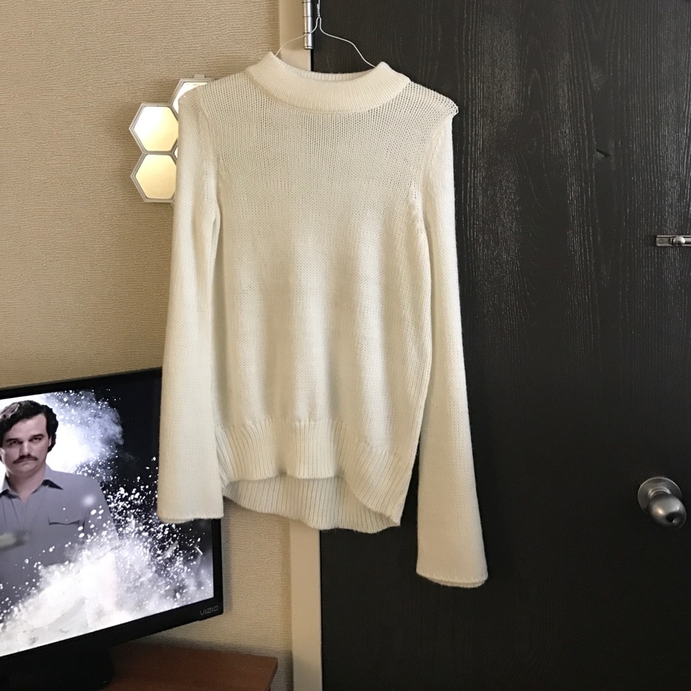 Cream knit sweater