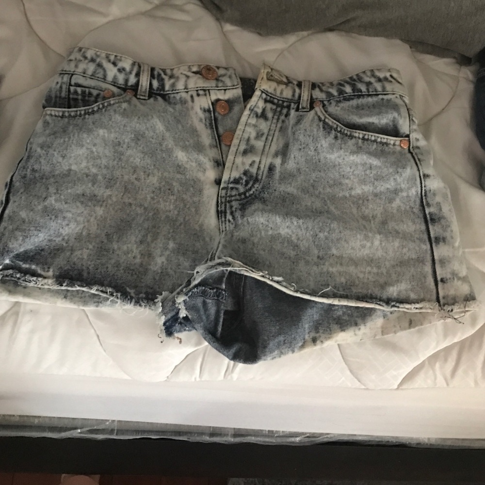 High waisted Jean shorts