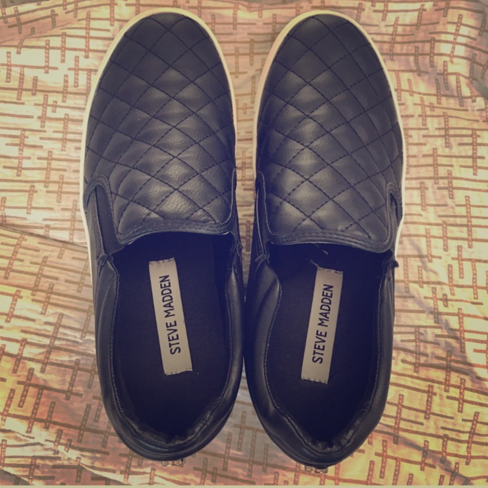 Never worn brand new Steve Madden slip on shoes