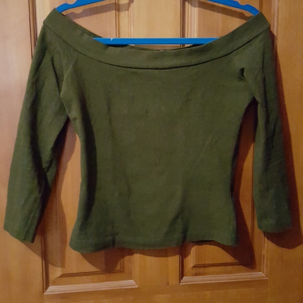 Off the shoulder top.