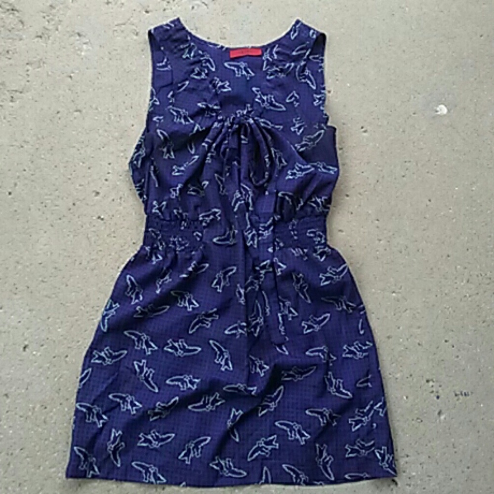 AKIRA (style-defining) red label ; fun-print dress