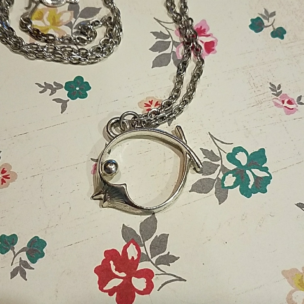 Vintage Sarah Coventry Fish Necklace