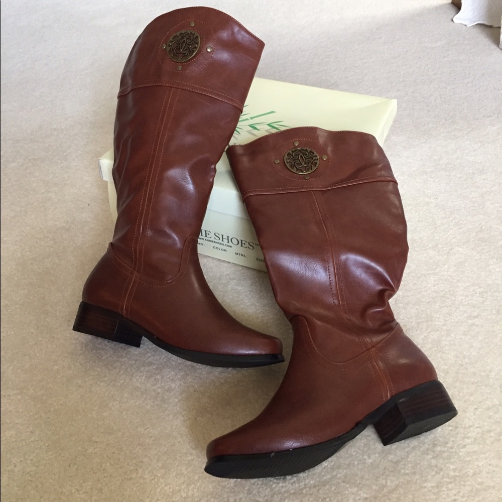 High Brown Boots- BRAND NEW